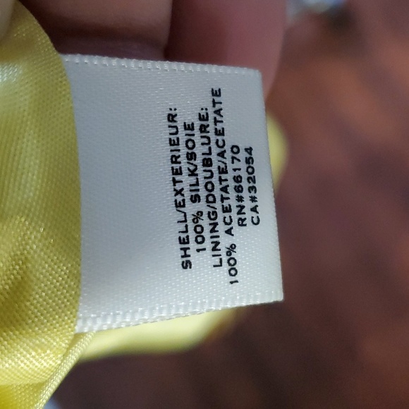 Moulinette Soeurs woman's yellow silk dress size 2 - Picture 14 of 17